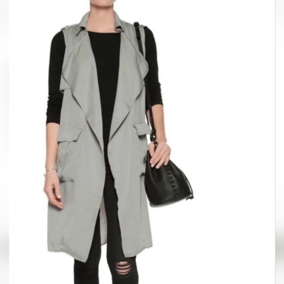 Walter Baker Utility vest jacket, size M, green, Safari Vacation, Lyocell. - Picture 15 of 15